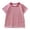 Deep Red Striped, variant on CCRFTGI Cute Shirts for Children Girls 10-12 Short Sleeve Yellow Striped Summer Soft Tunic Blouses Trendy Lightweight Teen Girl Clothes Tops Yellow 9-10 Years