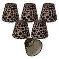 thumbnail image 2 of Royal Designs, Inc. Leopard Large Chandelier Shade CS-960-5-6, Black and Brown, 3 x 5 x 4.5, Pack of 6, 2 of 3