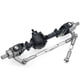 thumbnail image 3 of 5X Kit de Copa de Dirección de Metal para WPL C14 C24 C34 C44 B14 B1 B16 B24 B36 MN D90 D91 MN99S Piezas de AutomóVil RC, Negro, 3 of 5