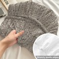 thumbnail image 4 of Cal.King Size Fitted Sheet Set - Gray Texture 3 Piece Bedding Sets 16" Deep Pocket Fitted Sheet with 2 Pillowcases, Country Farmhouse Burlap Stripes Brushed Microfiber Hotel Luxury Bed Sheets, 4 of 9