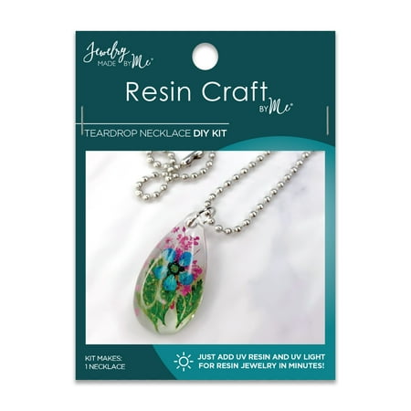 Resin Craft by Me Flower Drop Pendant UV Resin DIY Kit