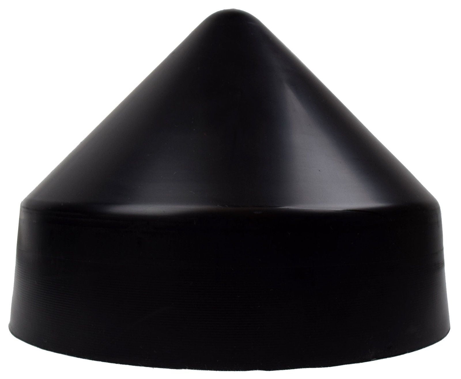 XCEL Polyethylene Dock Piling Cap, Round Cone, 8 Inch Black Walmart