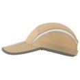 thumbnail image 4 of Minzimin Foldable Mesh Sports Cap with Reflective Stripe Breathable Sun Runner Cap, 4 of 7