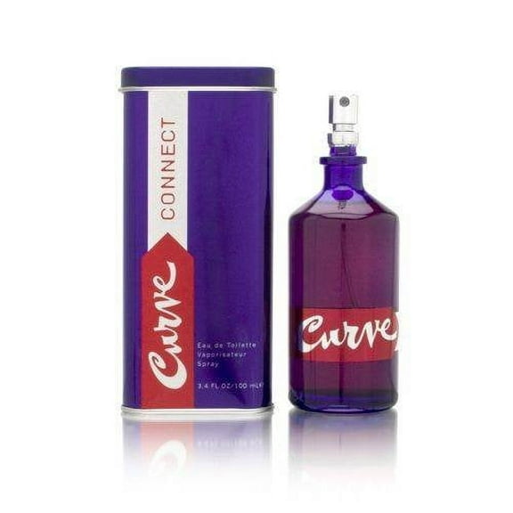 Curve Connect by Liz Claiborne Eau De Toilette Spray for Women 3.40 oz (Pack of 2)