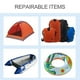 thumbnail image 2 of Btafrte 10x TPU Impermeable Autoadhesivo Campaña Al Aire Libre Parche Reparación Cama Aire, 2 of 9
