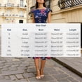 thumbnail image 3 of Xaqiouau Womens Floral Midi Dress Cap Sleeve Casual Summer A Line Dress Crew Neck Fit and Flare Belted Party Wedding Guest Dress, 3 of 9