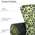 thumbnail image 4 of Yayeee Faucet Mat for Kitchen Sink 14.7" Diatomite Long Splash Guard Pad, Green Floral Leopard Pattern, 2 Pack, 4 of 7