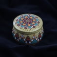 thumbnail image 1 of Caja pequeña de hierro para hornear galletas, caja para té con forma de rosa Luoshi, lata para velas, lata para dulces, tarro para velas, 1 of 6