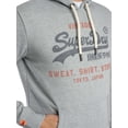 thumbnail image 4 of Superdry Vintage Logo Heritage Relaxed Pullover Hoodie, Grey, 4 of 5