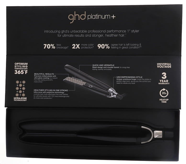 ghd professional platinum  styler black
