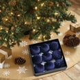 thumbnail image 6 of Christmas Balls Set, Christmas Decorations 9pc Christmas 8cm Diameter Painted Christmas Tree Multiple Styles Hanging Colorful Balls Christmas Decorations Set 9, 8cm/3.15in, 6 of 6