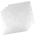 thumbnail image 1 of SHOWERORO 4 Pcs Housses de Brûleur de Cuisinière Résistance aux Hautes Températures Réutilisables Fibre de Verre Carrée pour Cuisinières à Gaz, 1 of 4