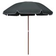 thumbnail image 1 of Parasol Casafoyer con Longitud de Arco de 94,5 cm en Antracita con Poste de Acero, 1 of 1