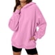 thumbnail image 3 of Sudaderas con Capucha de Gran Tamaño para Mujer, Sudaderas Cómodas, Conjuntos de Moda de Otoño, Blusas Casuales, Ropa de . Rosa M, 3 of 8