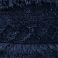 thumbnail image 3 of Bowery Hill Contemporary Navy Handwoven Cotton Pouf Ottoman, 3 of 6