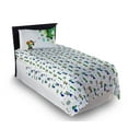 thumbnail image 6 of Minecraft Against Mobs Kids 3 Piece White Bed Sheet Set, Twin, 6 of 11