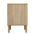 thumbnail image 3 of Sango Merk 16 in. Brown 2-Drawer Nightstand -Stylish and Functional Storage, 3 of 8