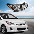 thumbnail image 3 of Elaborate Design Headlight Passenger Side, Right Headlight 921021R010, Halogen Right Headlight for 2012-2014 Hyundai Accent, 3 of 15