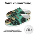 thumbnail image 6 of Kdxio Retro Pop Art Collage Women's Men's Slippers Plush Slip-On House Slipper for Winter Indoor Soft Cushion Non-slip Fluffy Slides Slippers-46/47, 6 of 7
