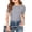 Light Gray, variant on RTKFRFLM Girls Solid Ribbed Knit Top Short Sleeve Crewneck Casual Basic T-Shirt Brown 8-9 Years
