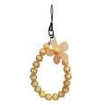 thumbnail image 3 of Cordón del teléfono Strade Fareast Limited con cuentas correa colgante linda flor Amarillo, 3 of 7