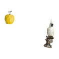 thumbnail image 5 of Dualoai Porcelain Parrot Fruit Sculpture Geometric Animal Ornament Collectible Resin Figurine Decorative Table Centerpiece Festival Office Decor, 5 of 8