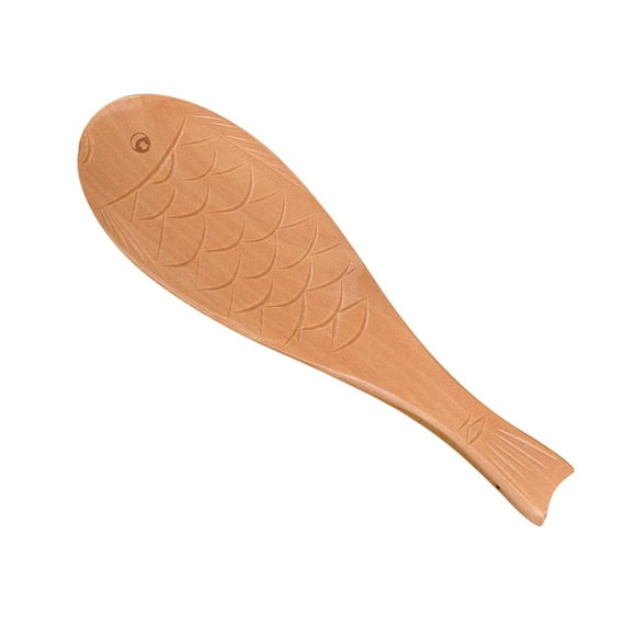 DOLITY Shape Wooden Ladle Water Dipper Bailer Cooking Spoon Spatula Kitchen