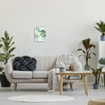 thumbnail image 2 of Monstera Overlapping Leaf Sprigs Botanical & Floral Graphic Art Gray Framed Art Print Wall Art, 2 of 7