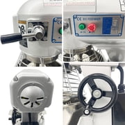 INTBUYING Electric Dough Mixer Kneading Machine with 10L Stainless Steel Bowl 3 Speeds Adjustable