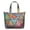 White-121, variant on Hippie Retro Style Weekender Bag for Women, Spacious Travel Tote with Zipper Closure & Durable Handles, Boho Chic Carry-On for College Students & Moms