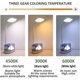 thumbnail image 2 of Lámpara de escritorio regulable rotación de 360° con 10 niveles de brillo 3 modos de iluminación, lámpara de noche LED RGB para niños, estudio, trabajo, 2 of 5