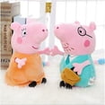 thumbnail image 2 of IC Peppa Pig karaktärer mjuka leksaker pappa mamma Peppa George gris fyllda presenter, 2 of 5