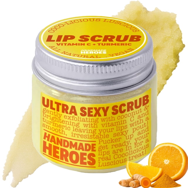 Exfoliante labial Handmade Heroes Cúrcuma y Vitamina C 28 g