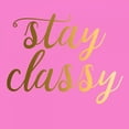 thumbnail image 2 of Matic,Jelena 12x12 Black Ornate Wood Framed with Double Matting Museum Art Print Titled - Stay Classy Pink, 2 of 4