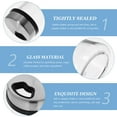 thumbnail image 5 of Monyance Kitchen Utensils Stainless Steel Glass Spice Dispenser Sugar Shaker Pepper Dispenser Spice Shaker(6.18X2.56X2.56Inches), 5 of 10