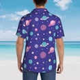 thumbnail image 4 of Sigee Space for Men’s Casual Beach Summer Shirts Funky Hawaiian Shirt for Men Hawaiian Shirts,3X-Large, 4 of 7