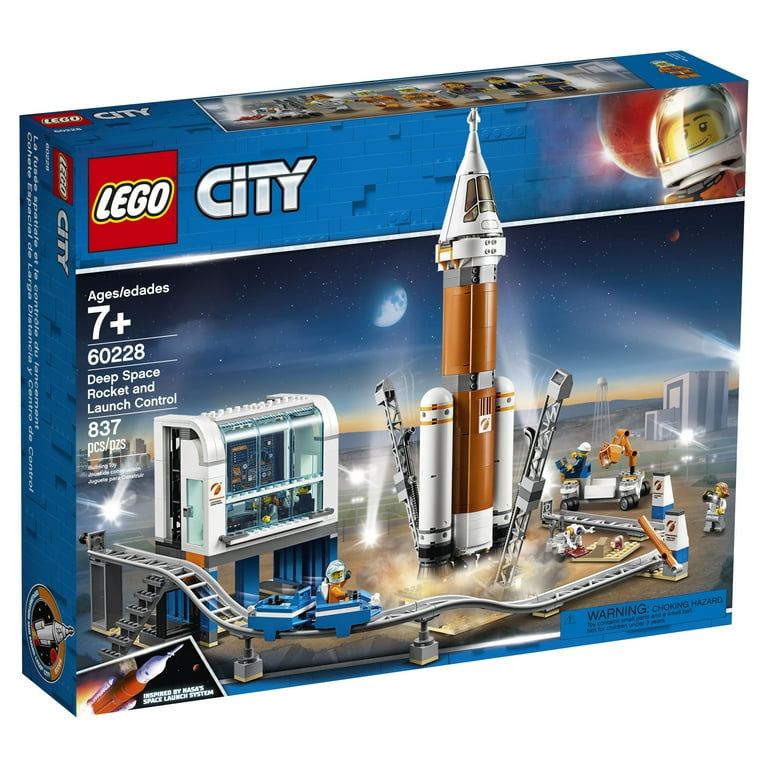 LEGO City Space Deep Space Rocket Launch Control 60228 with Toy Monorail 
