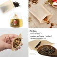 thumbnail image 5 of Happon 100 Pcs Disposable Empty Tea Bags Filter Infuser with Drawstring Loose, Tea Filter Bags Natural Unbleached Paper (2.75 x 3.54 in), 5 of 8