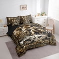 thumbnail image 2 of Erosebridal 3D Bear Print Bedding Comforter Set 7pcs for Boys, Rustic Branches King Bedding Sets, 2 of 7