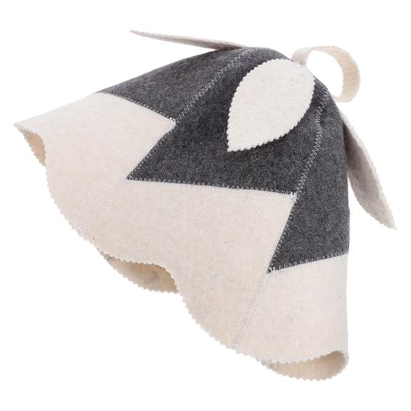 LOLIPPYY Felt Sauna Hat for Men and Women, Heat Insulation, Comfortable Fit, and Easy to Clean Sauna Accessory