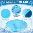 thumbnail image 4 of 36 Inch Cooling Mat for Dogs Pet Summer Self Cooling Pad for Medium Large Dog Washable Blanket Sleeping Cool Breathable Portable Bed for Indoor Outdoor Pet Cat, 4 of 5