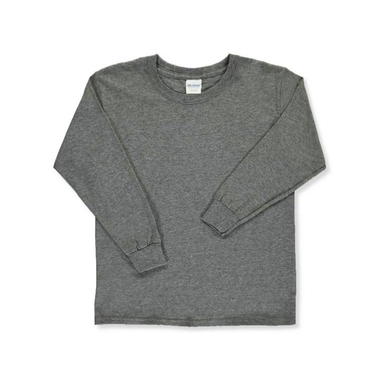 Gildan Unisex T-Shirt (Youth Sizes XS - XL) - charcoal gray, s/6-8 (Little  Girls)