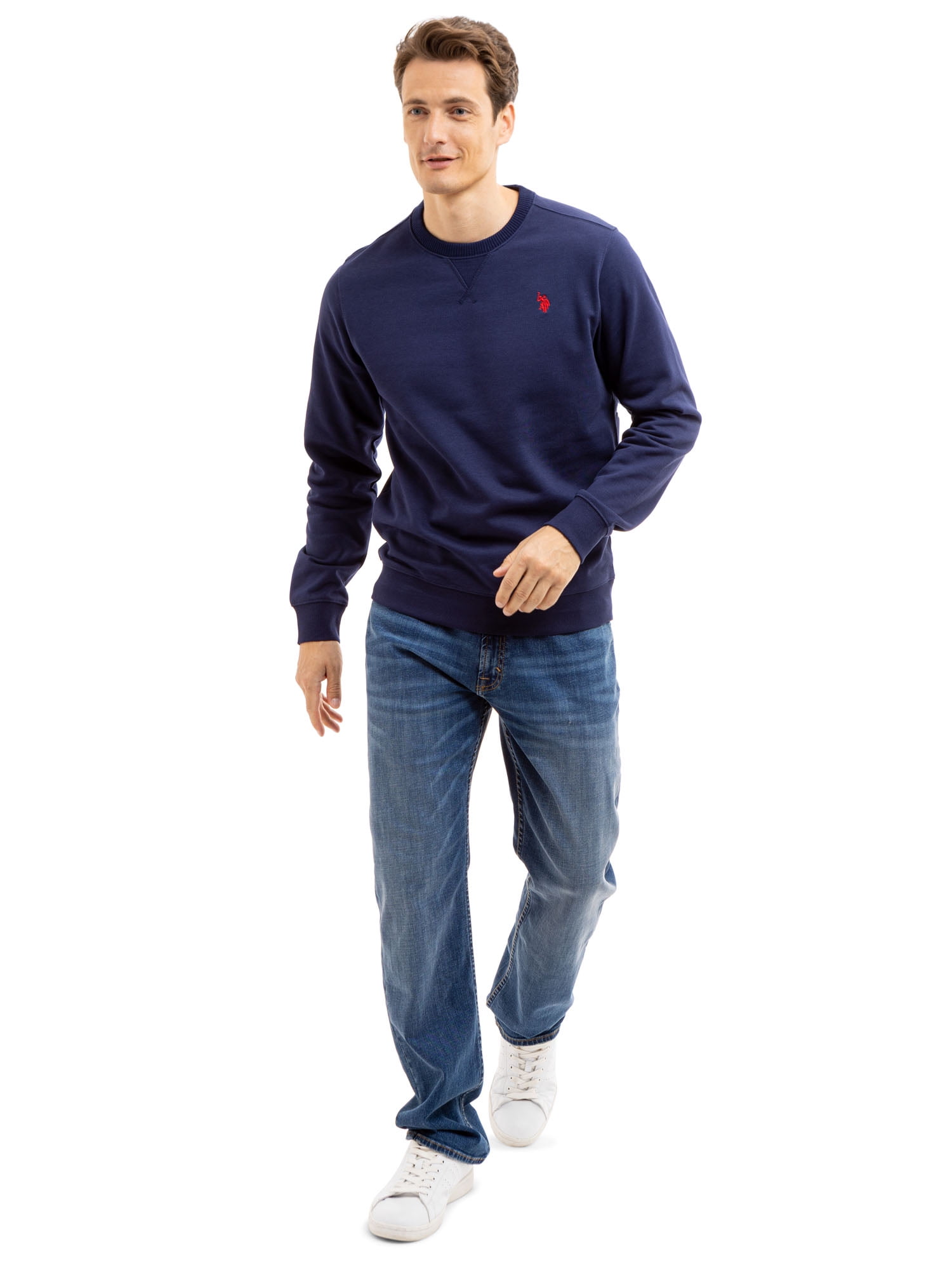 U.S. Polo Assn. Men's Crewneck Fleece Sweatshirt