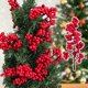 thumbnail image 5 of 5-50 piezas de bayas de acebo artificiales, mini estambres de cereza rojos de simulación, árbol de Navidad colgante, fiesta de Navidad, decoración de Año Nuevo DIY, 5 of 5