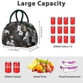 thumbnail image 4 of Vintage Hawaii Lunch Bag - 1950s Floral Postcard Print, Insulated Cooler for Nostalgic Travelers, 4 of 4