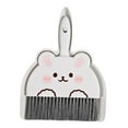 thumbnail image 1 of Luzkey Broom Dustpan ，Brush Mini Broom and Dustpan Set ，Durable， Dust Pan and Hand Broom for Home Desktop ，Computers Kitchen Car white bunny, 1 of 8