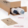 thumbnail image 4 of GBC EZLoad Blue End Cap Laminating Roll Film, Low Temp, Gloss, 12" x 100', 5 mil, 2 Pack (3000052EZ), 4 of 5