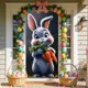 thumbnail image 4 of 35 X 72 In Easter Day Door Cover Easter Day Door Curtain Easter Day Door and Wall Decoration Festival Party Decoration, 4 of 6