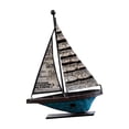 thumbnail image 4 of Decoración de velero, regalo decorativo, colección de arte, modelo de velero retro de buena suerte 115 x 4 x 16 cm, 4 of 9