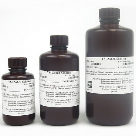 Ysi Calibration Solution,ORP,500mL Bottle 061322